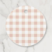 Een beetje pompoen is onderweg Herfst Baby shower Bedankjes Labels (Achterkant)