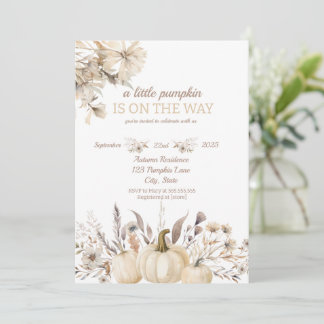 Een beetje pompoen is onderweg kaart