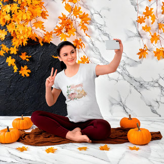 Een beetje pompoen is onderweg - Mama To Be T-shirt