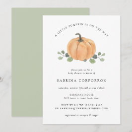 Een beetje pompoen is onderweg naar de Waterverf v Kaart