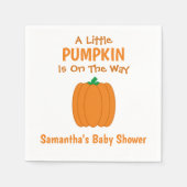 Een beetje pompoen is onderweg servet (Voorkant)