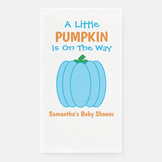 Een beetje pompoen is onderweg servet (Voorkant)