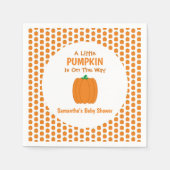 Een beetje pompoen is onderweg servet (Voorkant)