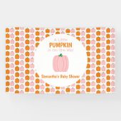 Een beetje pompoen is onderweg spandoek (Horizontaal)