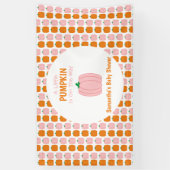 Een beetje pompoen is onderweg spandoek (Verticaal)