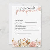 Een beetje pompoen is onderweg. | Verlangingen voo Kaart (Voorkant)