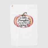 Een beetje pompoen is op haar manier klassieke t-s golfhanddoek (Voorkant)