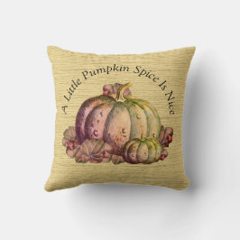 Een beetje pompoen kruid is mooi" Herfst kleur dec Kussen