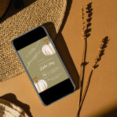 Een beetje pompoen minimalistische herfst baby sho kaart