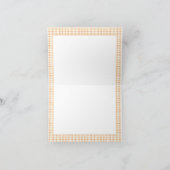 Een beetje pompoen rustieke Boho Herfst Baby showe Bedankkaart (Binnen)