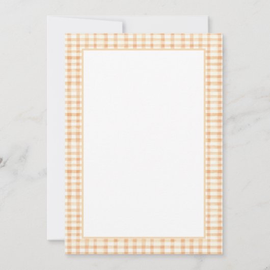 Een beetje pompoen rustieke Boho Herfst Baby showe Bedankkaart (Achterkant)