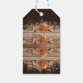 Een beetje pompoen Schattige Kawaii Glitters Baby  Cadeaulabel (Achterkant)