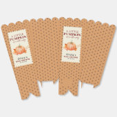 Een beetje pompoen Schattigee Herfst rustieke Baby Bedankdoosjes (Ongevouwen)