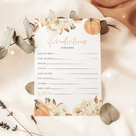 Een beetje pompoen voorspellingen voor Baby spel K Kaart