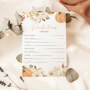 Een beetje pompoen voorspellingen voor Baby spel K Kaart