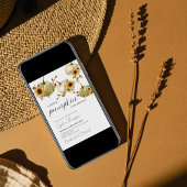 Een beetje pompoen | zonnebloem | Herfst baby show Kaart