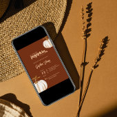 Een beetje pompoenbruin wit pompoen baby shower kaart