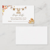 Een beetje pompoenluier Raffle, Wasserij Boho Herf Informatiekaartje (Voorkant / Achterkant)