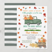 Een beetje pompoensafari rijden met het Baby showe Kaart (Voorkant / Achterkant)