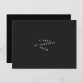 Een beetje prachtige chaos met reliëf op etiketten aankondigingskaart (Voorkant / Achterkant)