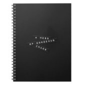 Een beetje prachtige chaos met reliëf op etiketten notitieboek (Voorkant)