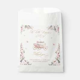 Een beetje Princess Blush Pink Baby shower Dank u Bedankzakje