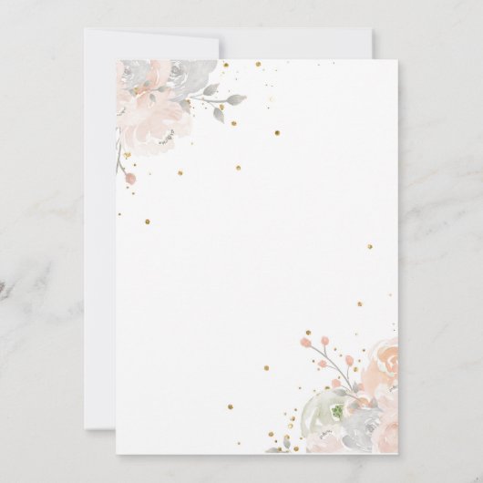 Een beetje prinses blush gouden kroon kasteel douc kaart (Achterkant)