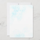 Een beetje Pumpkin Baby Carriage Baby shower Kaart (Achterkant)