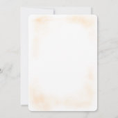 Een beetje Pumpkin Baby Carriage Baby shower Kaart (Achterkant)