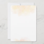 Een beetje Pumpkin Baby Carriage Baby shower Kaart (Achterkant)