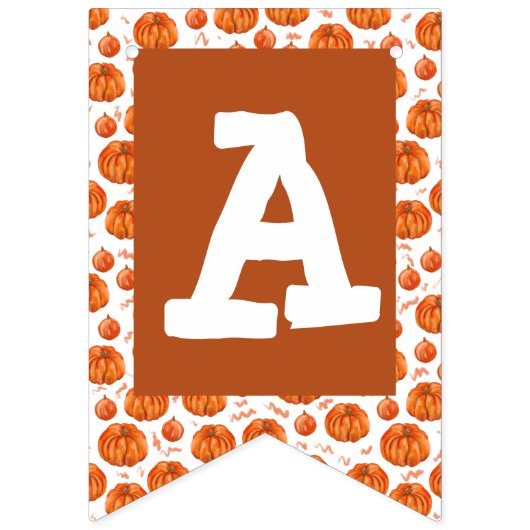 Een beetje Pumpkin Party Banner (Eerste vlag)