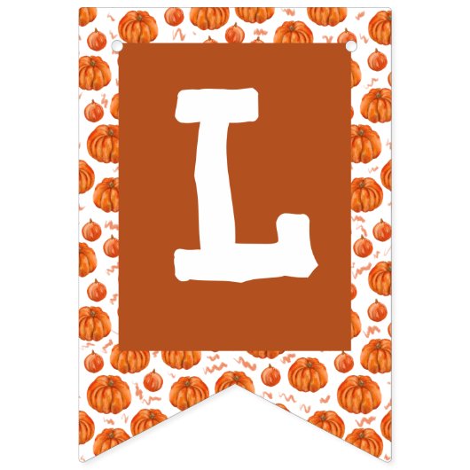 Een beetje Pumpkin Party Banner (Derde vlag)