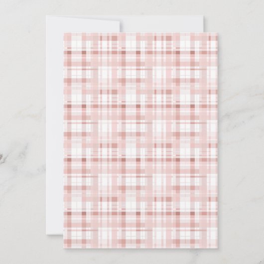 Een beetje Pumpkin Pink Truck Girl Baby shower Kaart (Achterkant)