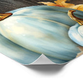 Een beetje Pumpkin Romper welkomstbord Poster (Hoek)