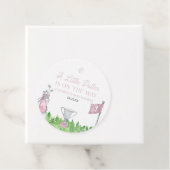 Een beetje Putter Pink Golf Baby shower Bedankjes Labels (In situ)