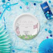 Een beetje Putter Pink Golf Baby shower Papieren Bordje (Feest)