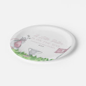 Een beetje Putter Pink Golf Baby shower Papieren Bordje (Gekanteld)