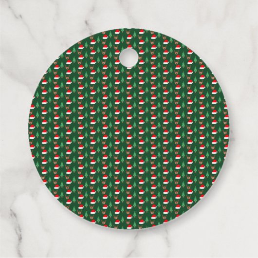 Een beetje rendier is onderweg bedankjes labels (Achterkant)