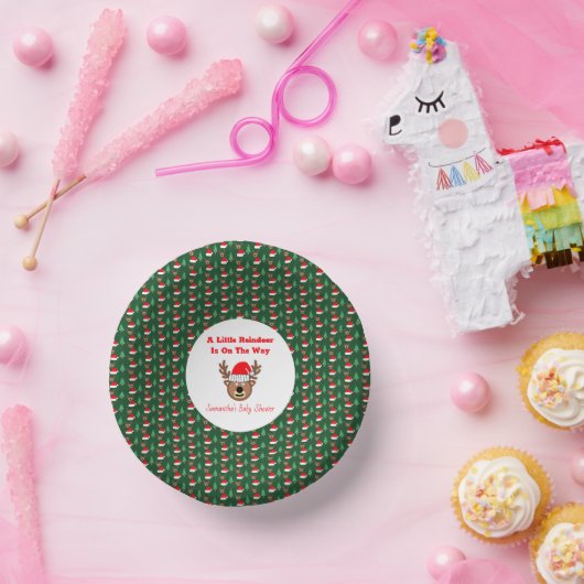 Een beetje rendier is onderweg papieren kommen (Feest)