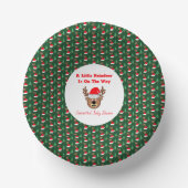 Een beetje rendier is onderweg papieren kommen (Voorkant)