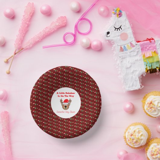 Een beetje rendier is onderweg papieren kommen (Feest)