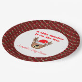 Een beetje rendieren is onderweg Bord papier (Gekanteld)