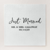 Een beetje retro is net getrouwd legpuzzel (Verticaal)