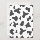 Een beetje Rodeo Cowboy Baby shower Invitation Kaart (Achterkant)