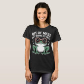 Een Beetje Rommelig Maar Ik Doe Mijn Best Frog T-shirt (Voorkant volledig)