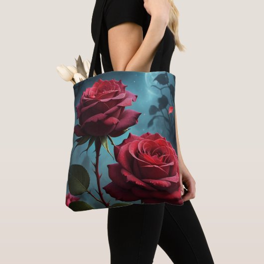Een beetje rozig tote bag (Dichtbij)