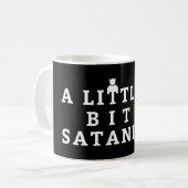 Een beetje satanisch - Sarcastisch Witty Pun Koffiemok (Voorkant links)