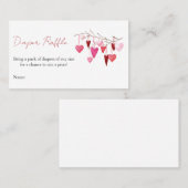 Een beetje schatje is onderweg naar de 'Way Diaper Visitekaartje (Voorkant / Achterkant)