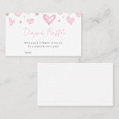 Een beetje schatje is onderweg naar de 'Way Diaper Visitekaartje (Voorkant / Achterkant)