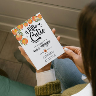 Een beetje schatje is op de weg Sinaasappels Baby  Kaart